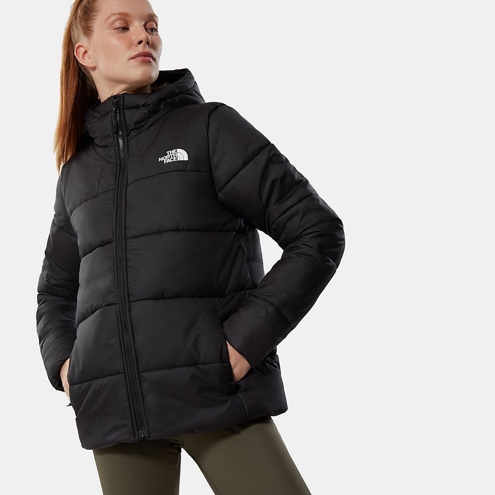 The North Face Parka Womens Australia - The North Face Massif Synthetic Black (NUC-704951)